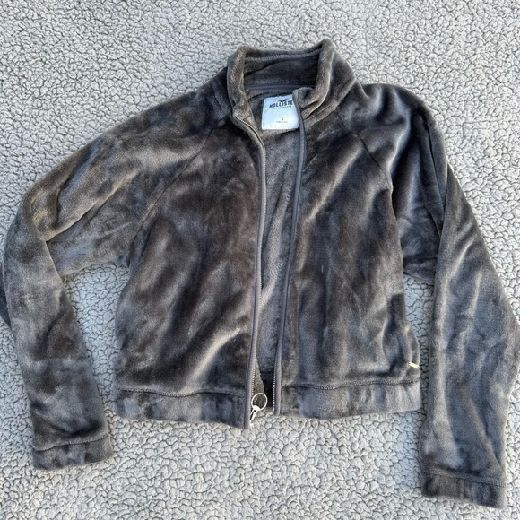 Hollister faux fur super soft jacket - Picture 2 of 4